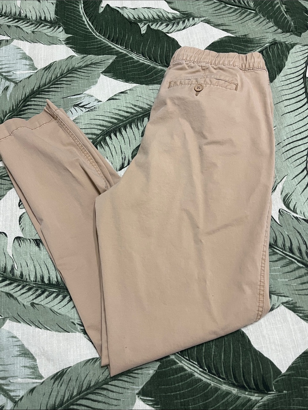 Old Navy Tan Straight-Leg Pants SZ M Flex - Picture 3 of 13